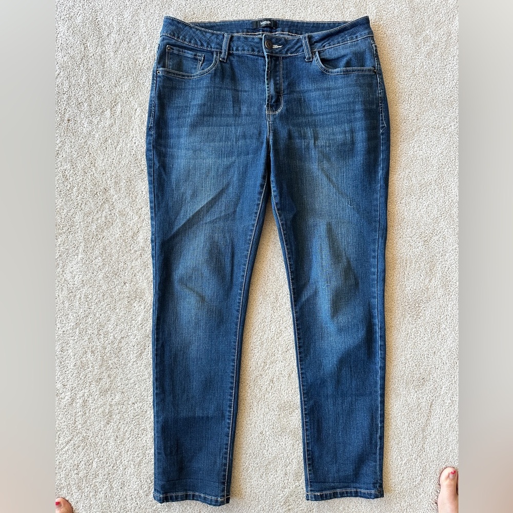 Kensie Dark Blue Skinny cropped Jeans